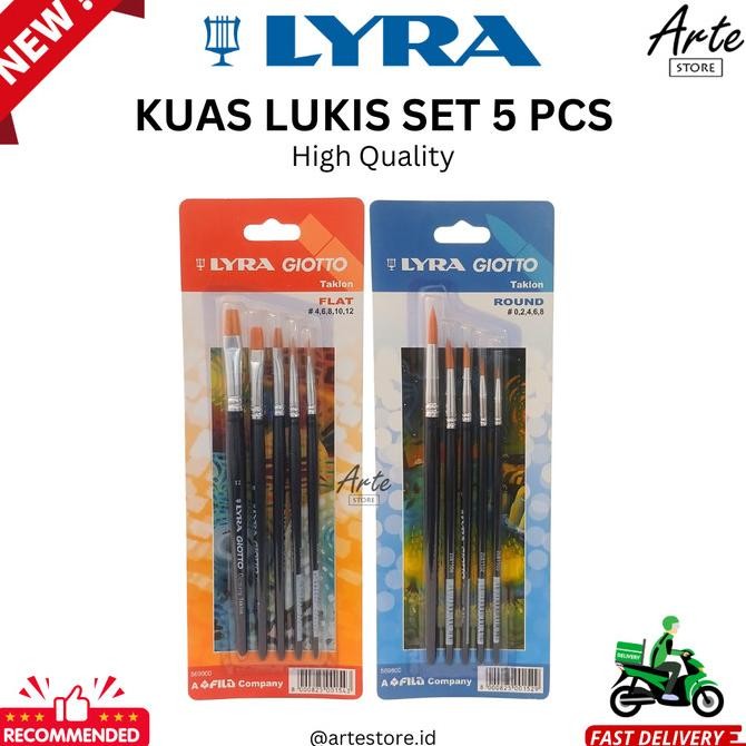 

Kuas Lukis Lyra Flat Set
