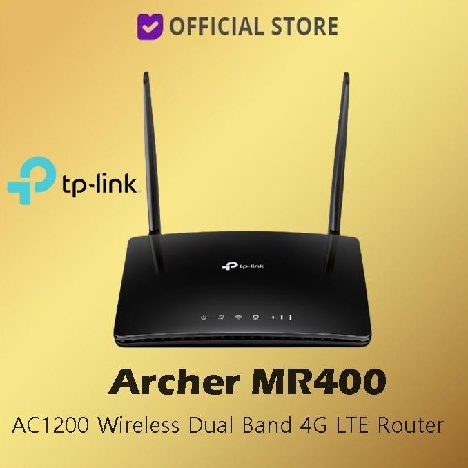 TP-Link Archer MR400 AC1200 4G LTE Modem Wireless Router - MR400