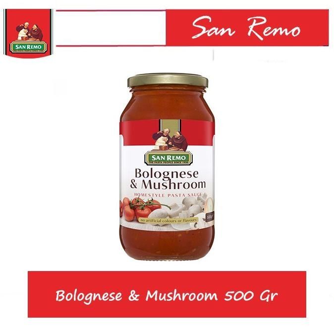 

San Remo Pasta Sauce Bolognese And Mushroom 500 Gr