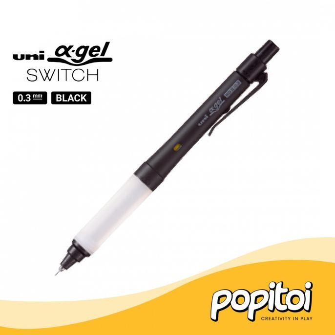 

TERMURAH - UNI Kuru Toga Alpha Gel SWITCH Mechanical Pencil 0.3 0.5 mm Pensil