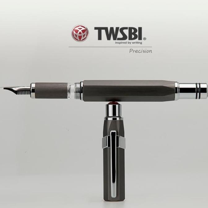 

BEBAS ONGKIR - TWSBI Precision Gunmetal Fountain Pen