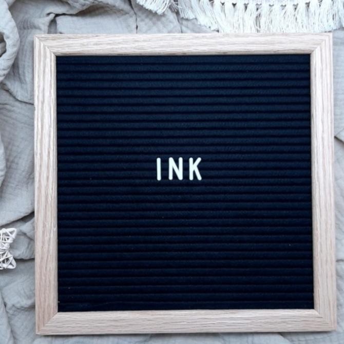 

NEW Indibaby Felt Letter Board