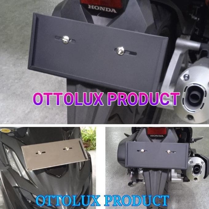 TERBARU - Tempat plat nomor motor. Dudukan plat nomor motor. Tatakan plat nomor