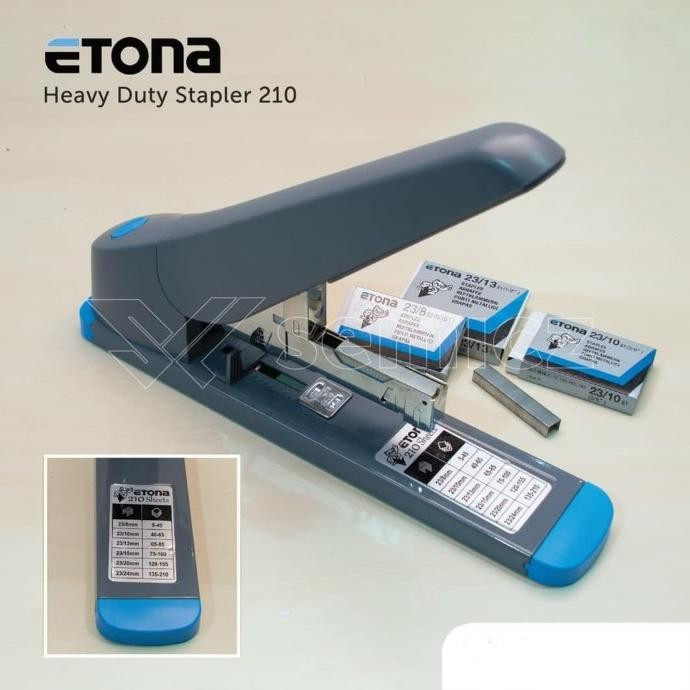 

BEBAS ONGKIR - Stapler Etona 210 Heavy Duty/ Stapler Besar 200 lbr + BONUS ISI 2