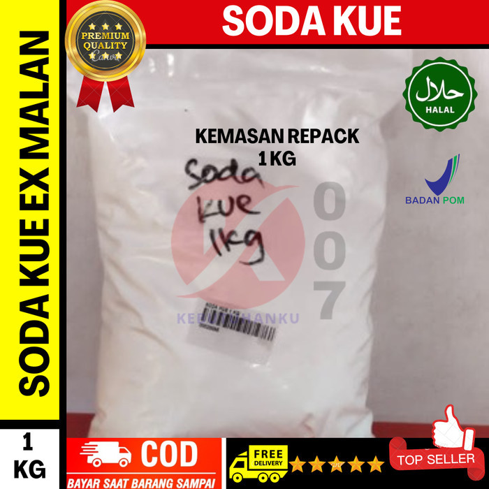 

Soda kue / Sodium Bicarbonate 1 kg/ Baking Soda Food grade
