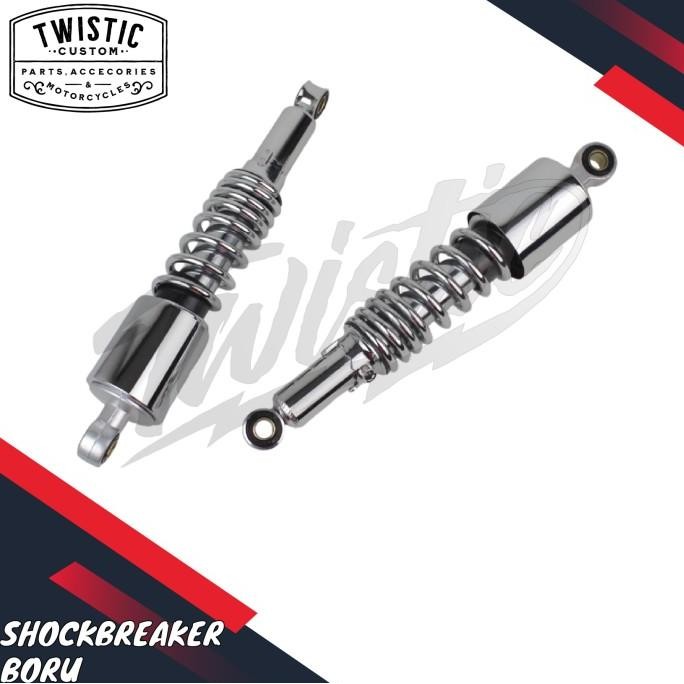 Shockbreaker Sok Shock Belakang Boru 310 31 Cm Motor W175 Megapro Scorpio W250 British Custom Univer