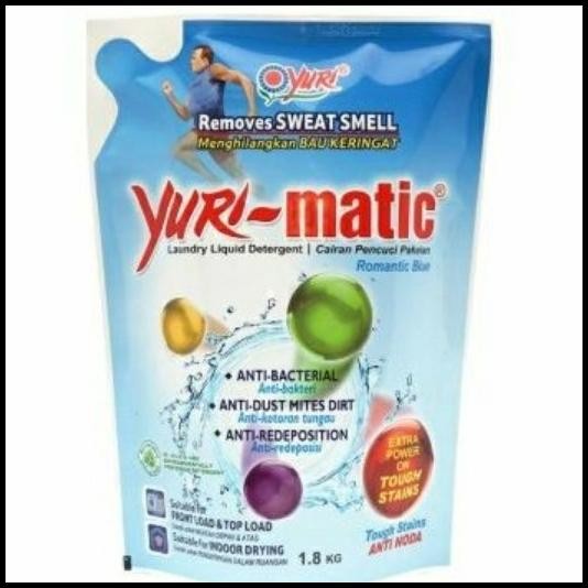 

Yuri Matic Yurimatic Liquid Detergent Romantic Blue 1.8 Kg