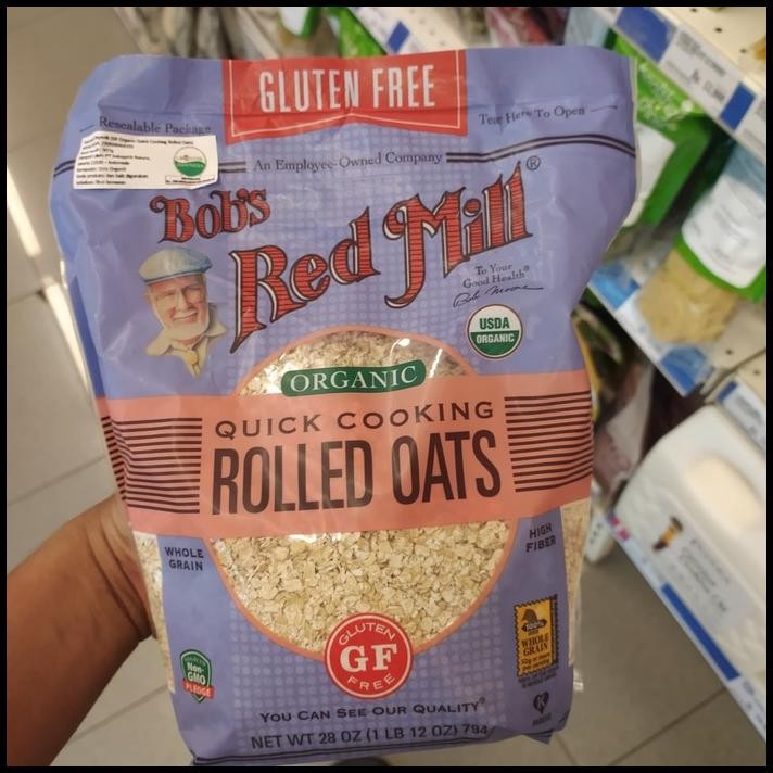 

Boobs Red Mill Organic Quick Cook Rolled Oat - Oatmeal Gluten Free 793