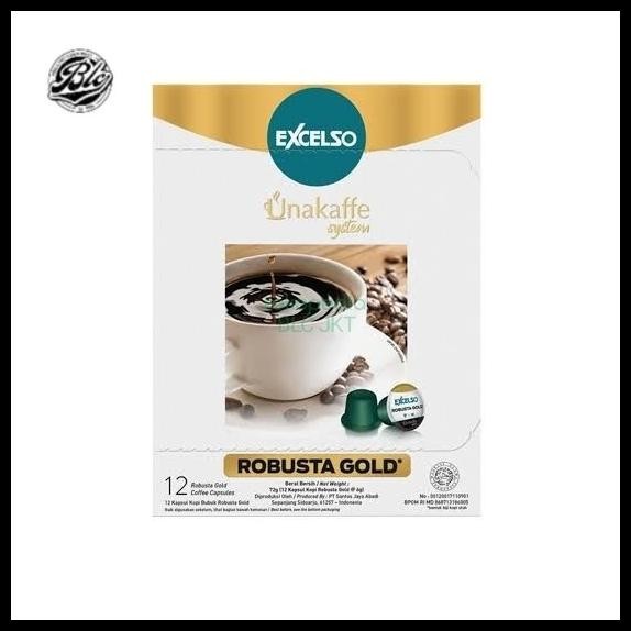 

Excelso Unakaffe Robusta Gold Box Isi 12