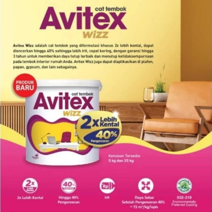 Avitex 25 Kg Putih Dan Warna