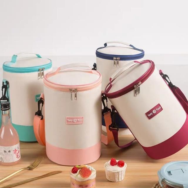 Tas Bekal Makab / Lunch Box Bulat Rantang 3 Susun / Lcb 0023