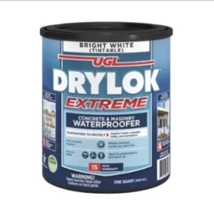 Drylok Extreme Waterproofer Cat Pelapis Anti Bocor 946 Ml -Putih