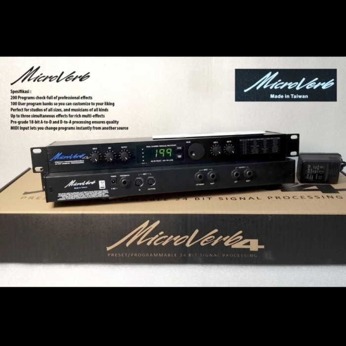 Promo Efek Vokal Alesis Microverb 4 Made In Taiwan Kuping Besi
