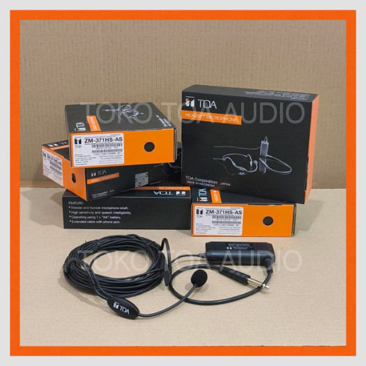 Termurah Microphone Mic Toa Headset Zm-370 Zm 370