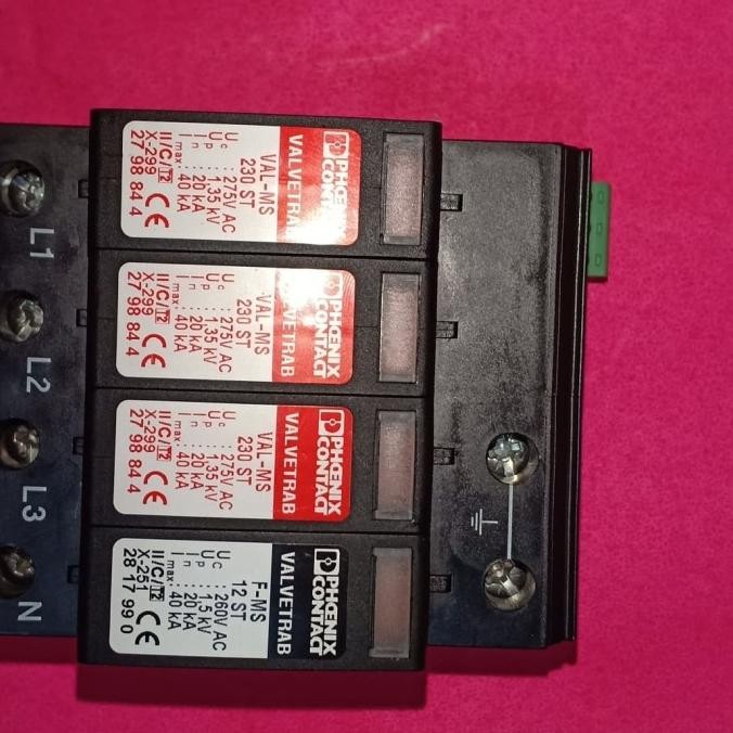 Bagus | Berkualitas Arrester Phoenix 3Phase 4Pole 220V 275V Ac / Surge Arrester 4P Phoenix