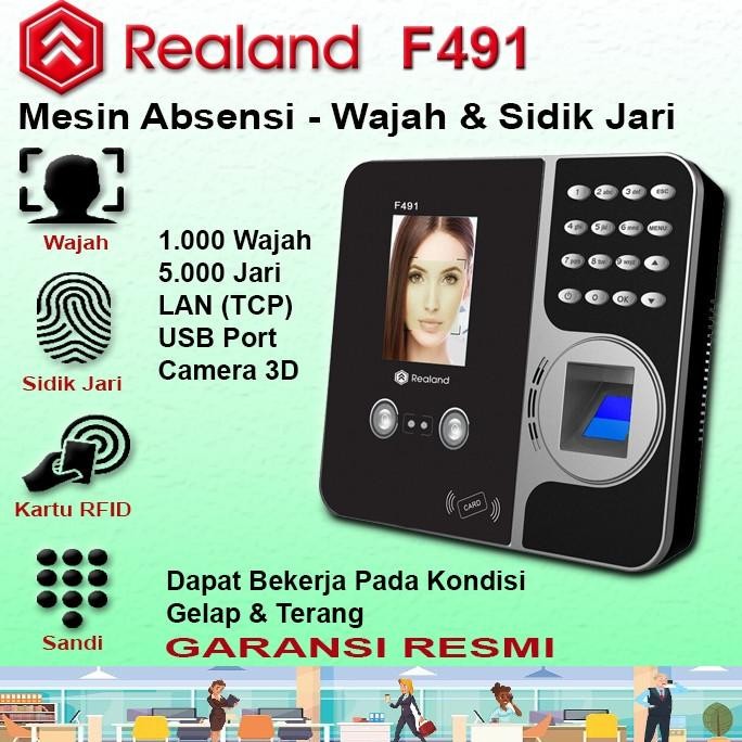 

Baru Realand F 491 Absensi Akses Wajah Sidik Jari | Official Store Kualitas Premium