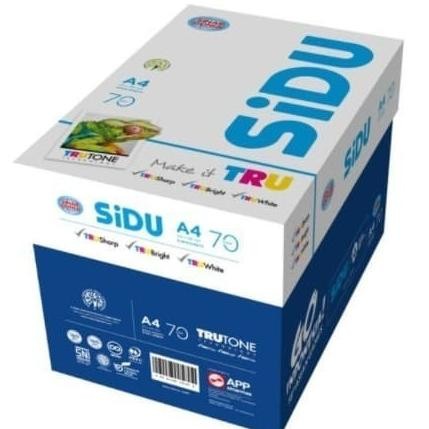 

TERMURAH - [Grab/Gojek] Kertas Fotocopy Print HVS A4 70g Sinar Dunia SIDU Box Dus