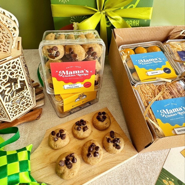 

Natal Sea Salt Choco Chips / Christmas Cookies / Kue Kering Lebaran / Imlek Limited
