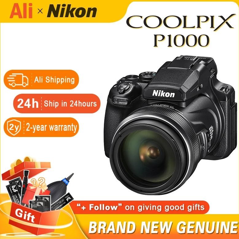 nikon coolpix p1000 digital camera 125x ultra far zoom 4k high long focus portable camera (bird watc