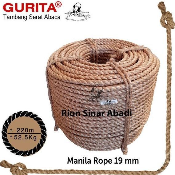 

NEW Tali Tambang Tampar Rope Manila Gurita 19mm (3/4")