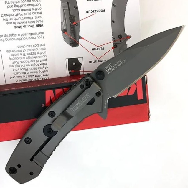 SPECIAL KERSHAW KNIVE 1556 KNIFE PISAU LIPAT TACTICAL OUTDOOR SURVIVAL