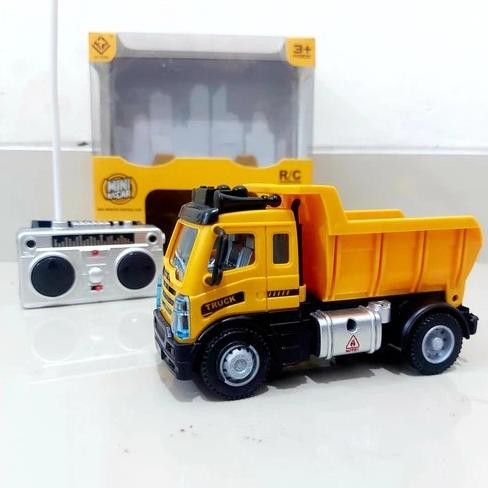 Mainan RC Dump Truck Pasir Remote Control - Mobilan Truk Fuso Remot [terbaik]