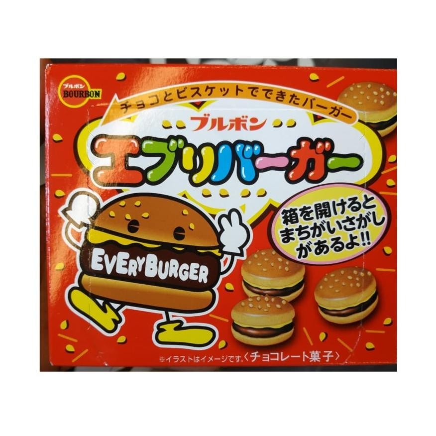 

Bourbon Every Burger 66Gr / Cemilan Impor / Snack Jepang