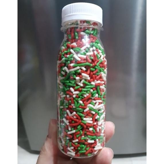 

Sprinkle Meses Meises 3 Warna Tema Natal Christmas Hiasa Kue/Cupcake 75Gr