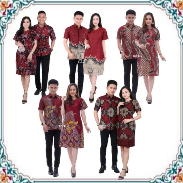 Baju Natal Pria Wanita Terbaru Dres Batik