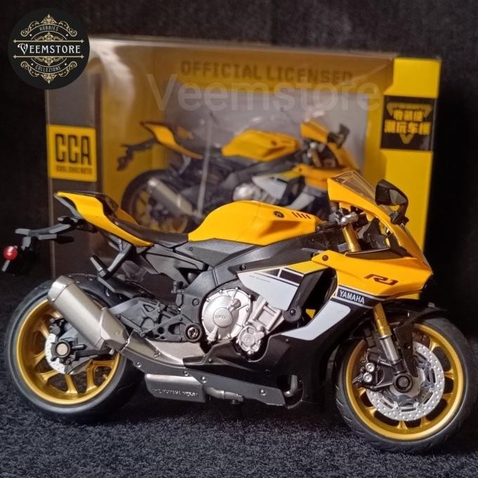 Die Cast 1:12 Yamaha YZF-R1 [CCA] Yellow