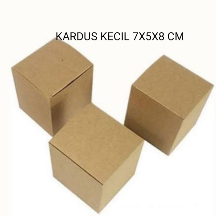 

Termurah Kardus Kecil 7x5x8 cm Kemasan Polos Packing