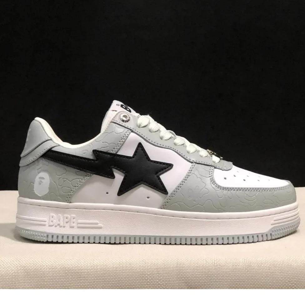 original bape sta classics men women vibe skateboarding shoes outdoor causal bapesta vibe air top qu