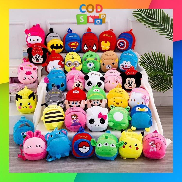 

murah COD - R278 Tas Ransel Anak Anak Karakter / Tas Anak Kecil / TasSekolah / TAS RANSEL ANAK TK &