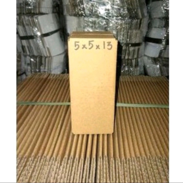 

kardus packing 5x5x13 cm