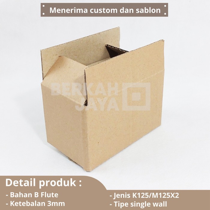 

Kardus Box Polos Dus Packing Kotak - 13x8x8 cm - 13 X 8 X 8 cm Ecer