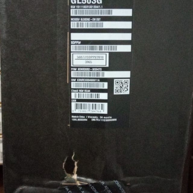 GL503Ge En130T