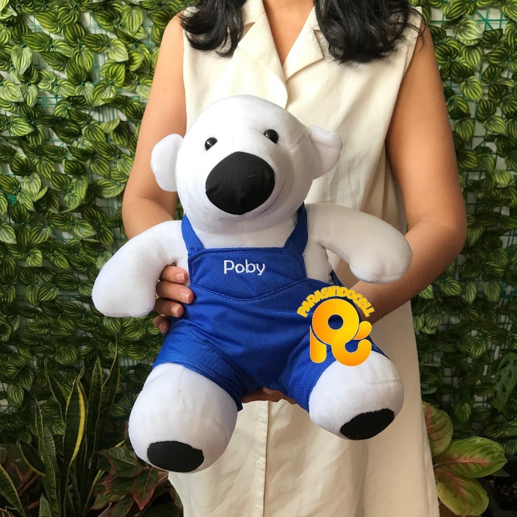 Boneka Poby Karakter Boneka Beruang Kutub High Quality