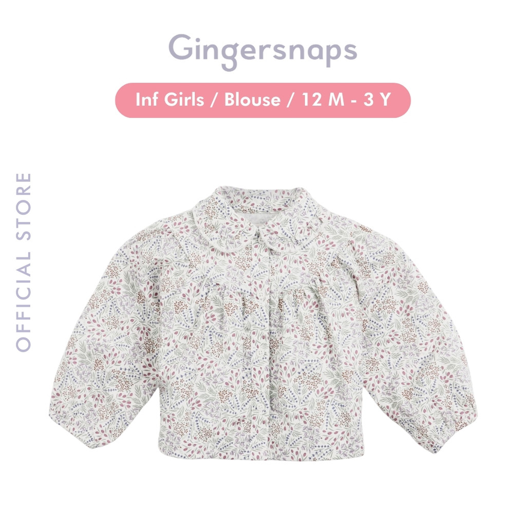 Gingersnaps Baby Botanical Blouse - Atasan Bayi Perempuan (Multi)