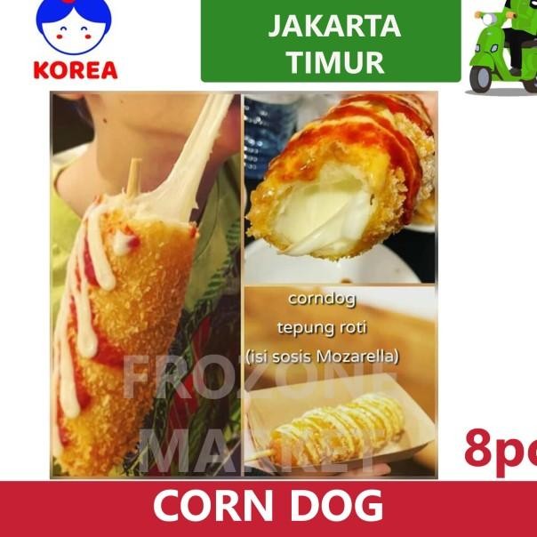 

Corn Dog Mozarella Sausage Sosis Keju Ala Korea [Per Pa Isi 8Pcs]