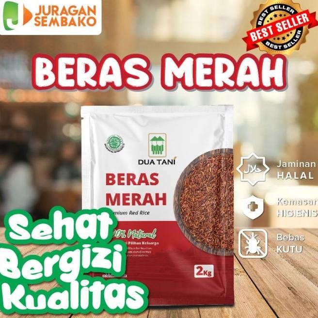 

Beras Merah Dua Tani 2Kg -Halal Cocok Untuk Dan Kualitas Terjan