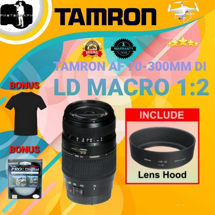 LENSA TAMRON 70-300MM DI LD MACRO / TAMRON 70-300 NIKON