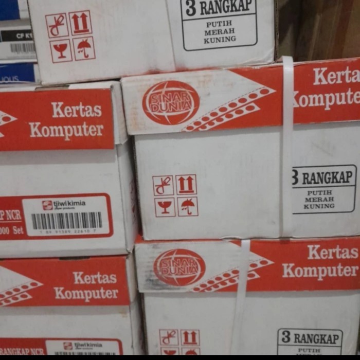 

kertas continous form 3 ply 9,5 X 11 sinar dunia promo murah