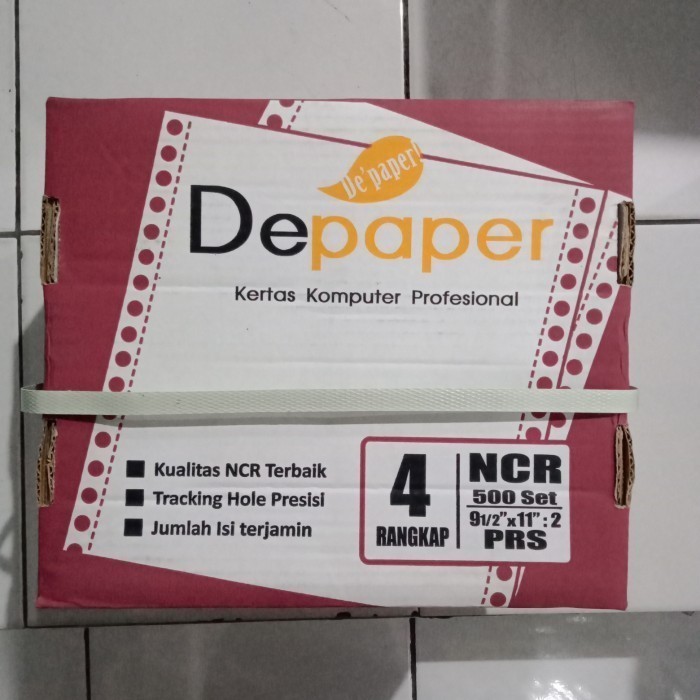 

Kertas continuous Form Depaper 4PLY PRS 4 PLY 9.5 x 11 inchi