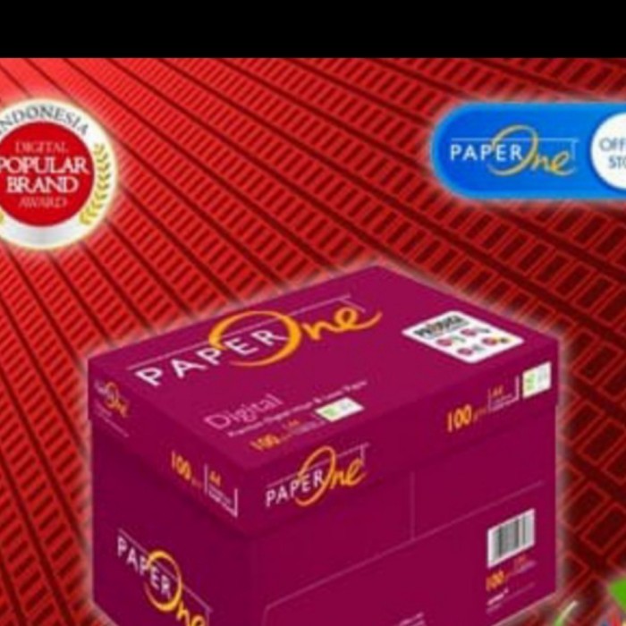 

kertas HVS A4 100gr paper one 1dus(4rim)