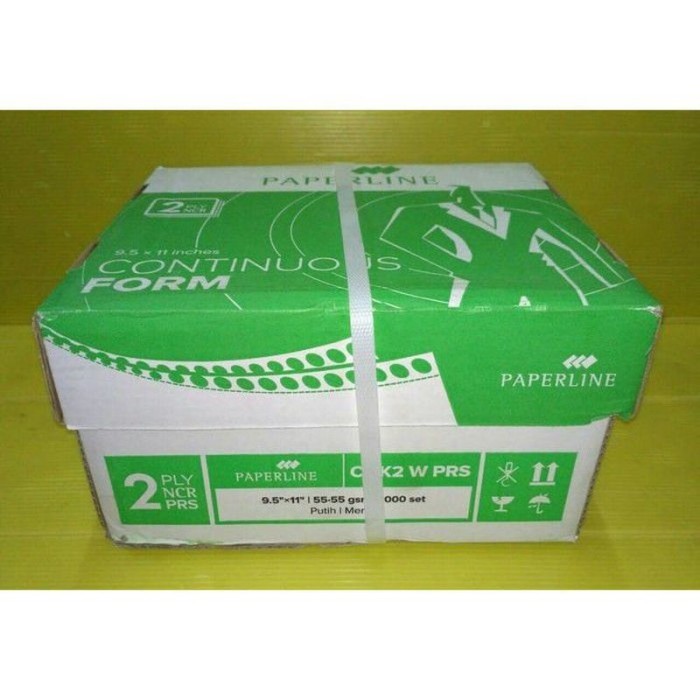 

Paperline Kertas Continuous Form HVS 2 Ply 9.5 " x 11 " K2 PRSPaperlin