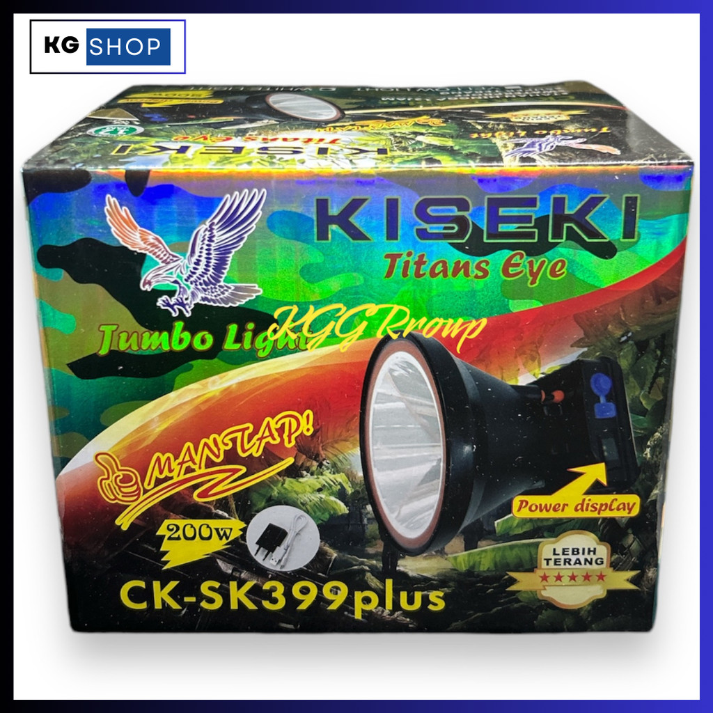KISEKI SENTER KEPALA CK 399+ 399 PLUS PUTIH HEADLAMP