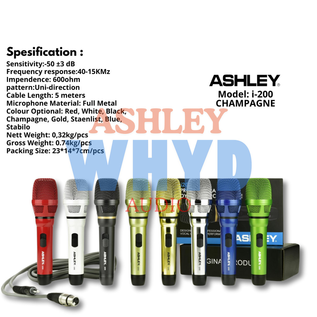 ORIGINAL ASHLEY MIC ASHLEY I200