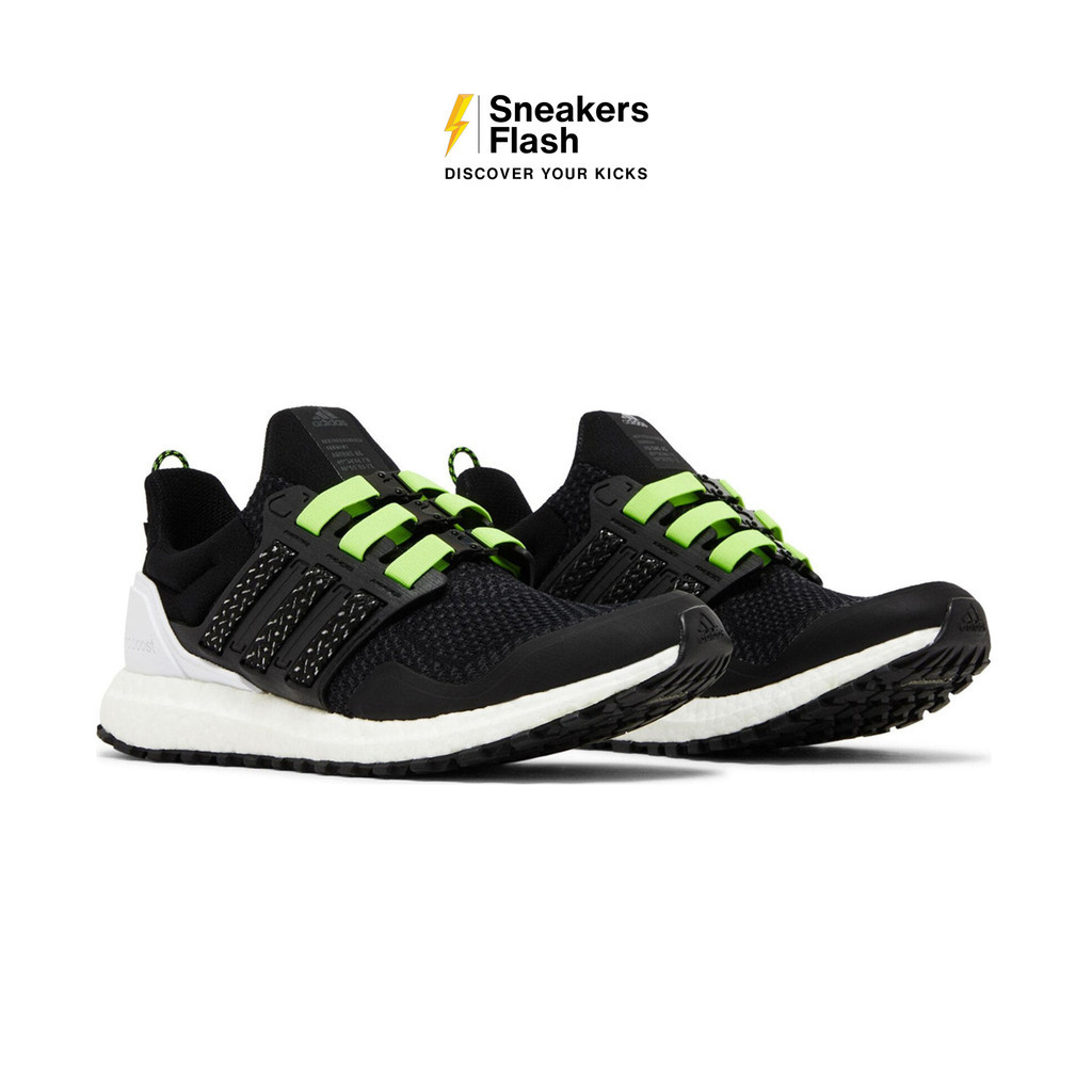 ADIDAS Ultraboost 1.0 Black Lucid Lemon Sepatu Lari Wanita - ID9637 - Size 38