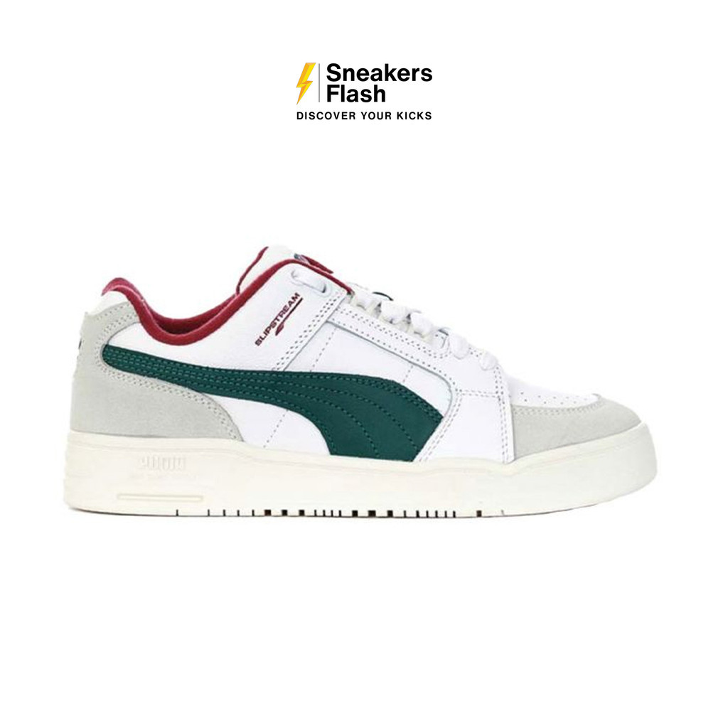 PUMA Slipstream Lo Retro White Malachite Sepatu Sneakers Pria - 38469211 - Size 45