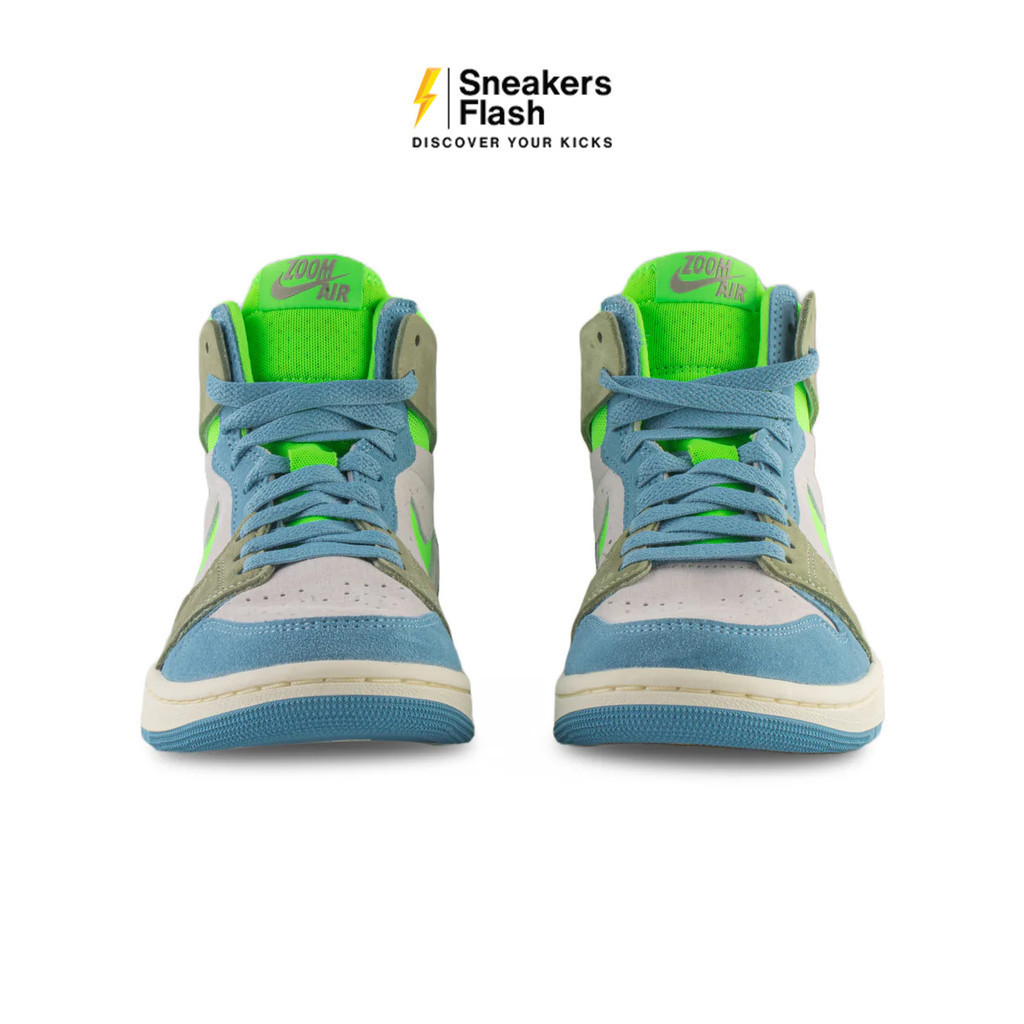 AIR JORDAN  1 High Zoom Cmft 2 Green Sepatu Sneakers Wanita - DV1305433 - Size 36.5